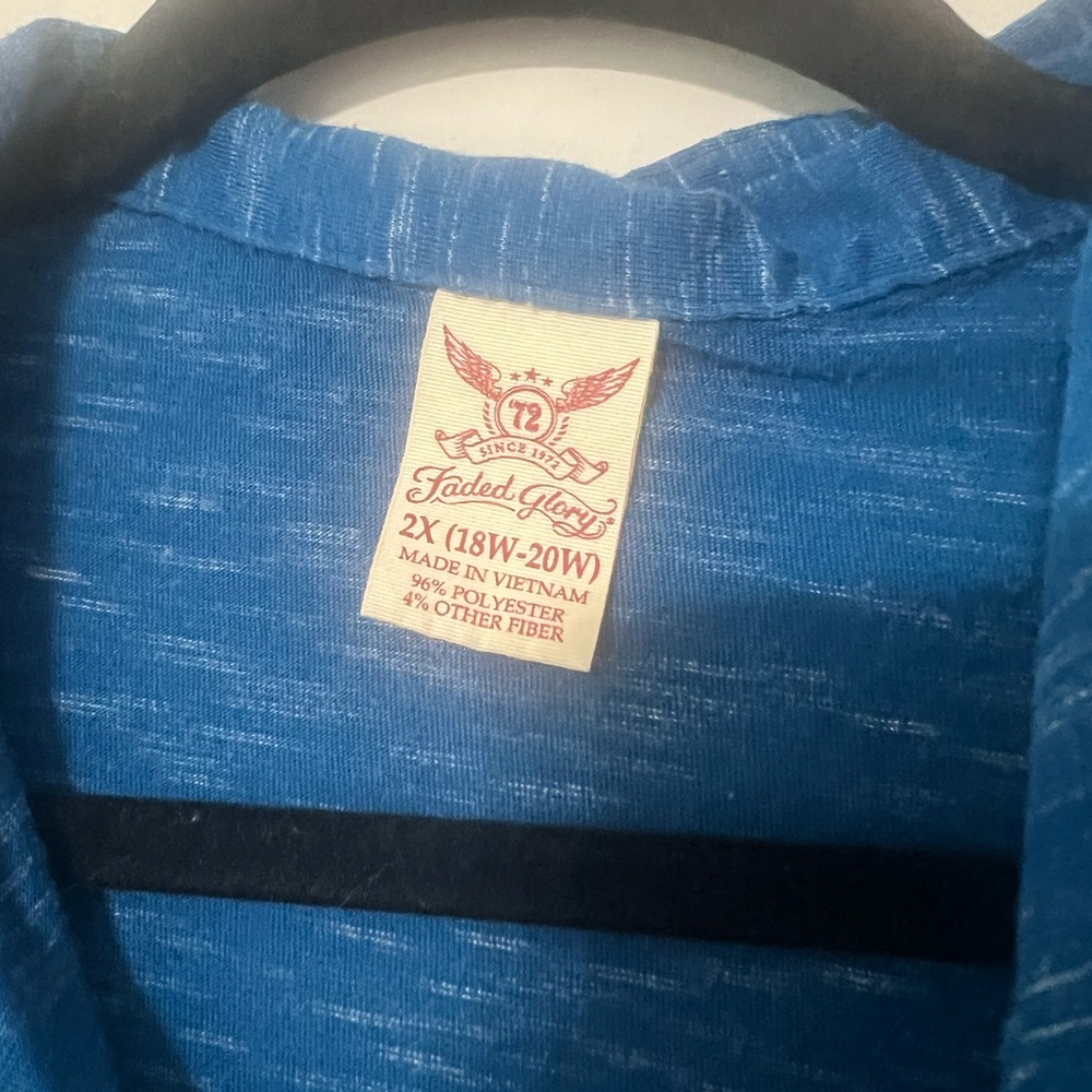 Blue Women's Top - Picture 4 of 7